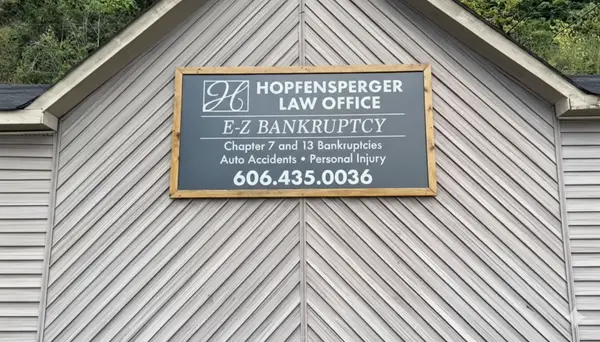 Heidi Hopfensperger Law Office signboard